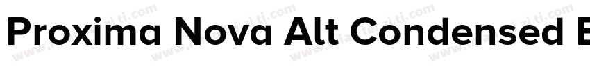 Proxima Nova Alt Condensed Bold字体转换